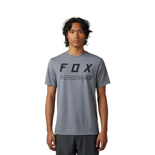 Pánské triko Fox Non Stop Ss Tech Tee Heather Graphite 