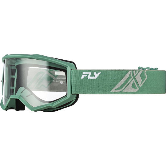 brýle FOCUS, FLY RACING - USA (zelené - číré plexi) brýle FOCUS, FLY RACING - USA (zelené - číré plexi)