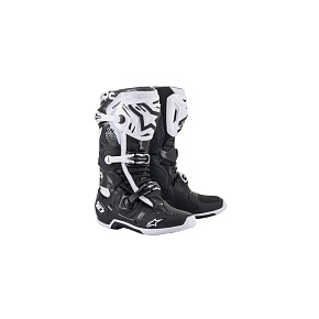 boty TECH 10, ALPINESTARS (černá/bílá)