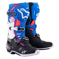 boty TECH 10 SUPERVENTED, ALPINESTARS, perforované (modrá/fialová/růžová/bílá/šedá/černá) 2025 boty TECH 10 SUPERVENTED, ALPINESTARS, perforované (modrá/fialová/růžová/bílá/šedá/černá) 2025
