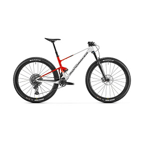 MONDRAKER MONDRAKER F-Podium Carbon R, bunker grey/flame red/vortex grey, 2024 MONDRAKER MONDRAKER F-Podium Carbon R, bunker grey/flame red/vortex grey, 2024