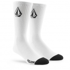 Pánské ponožky Volcom Full Stone Sock 3Pk White Pánské ponožky Volcom Full Stone Sock 3Pk White