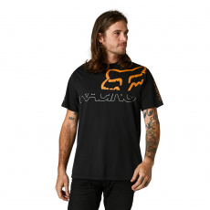 Pánský top Fox Skew Ss Crew Tee Black Pánský top Fox Skew Ss Crew Tee Black