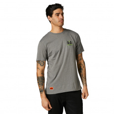 Pánské triko Fox Nobyl Ss Premium Tee Heather Graphite Pánské triko Fox Nobyl Ss Premium Tee Heather Graphite