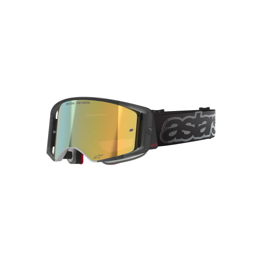 brýle SUPERTECH VISION VISTA, ALPINESTARS (černá, zrcadlové zlaté plexi) 2026