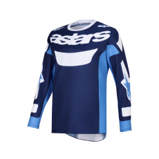 dres RACER RIWAY, ALPINESTARS (modrá/světle modrá/bílá) 2026 dres RACER RIWAY, ALPINESTARS (modrá/světle modrá/bílá) 2026