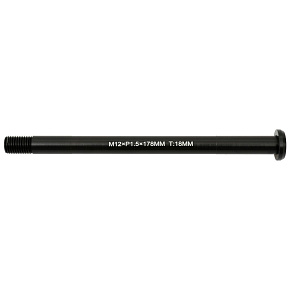 osa zadní MAX1 12/178 mm, závit M12x1,5 černá osa zadní MAX1 12/178 mm, závit M12x1,5 černá