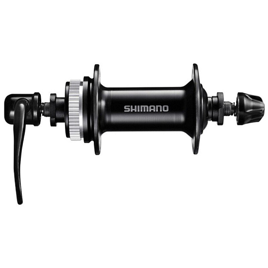 náboj disc SHIMANO HB-QC300 28d přední Center lock černý, v krabičce