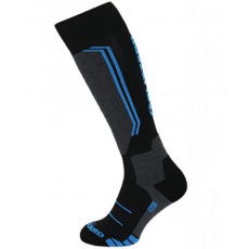 lyžařské ponožky BLIZZARD Allround ski socks junior, black/anthracite/blue lyžařské ponožky BLIZZARD Allround ski socks junior, black/anthracite/blue