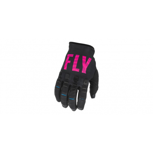 rukavice KINETIC S.E. K221, FLY RACING (černá/růžová/modrá)