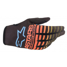 rukavice RADAR 2022, ALPINESTARS (černá/žlutá fluo/korálová) rukavice RADAR 2022, ALPINESTARS (černá/žlutá fluo/korálová)