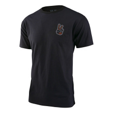 TLD TRIKO S KRÁTKÝM RUKÁVEM PEACE OUT BLACK / GRAY (70157302)