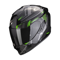 Moto přilba SCORPION EXO-1400 EVO AIR SHELL černo/zelená Moto přilba SCORPION EXO-1400 EVO AIR SHELL černo/zelená