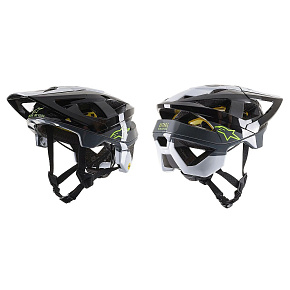 Alpinestars Vector TECH Pilot Helma MIPS - Black White Gray Alpinestars Vector TECH Pilot Helma MIPS - Black White Gray