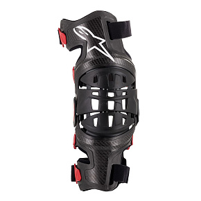 kolenní ortézy BIONIC-10 CARBON, ALPINESTARS (černá/červená, levé koleno) kolenní ortézy BIONIC-10 CARBON, ALPINESTARS (černá/červená, levé koleno)