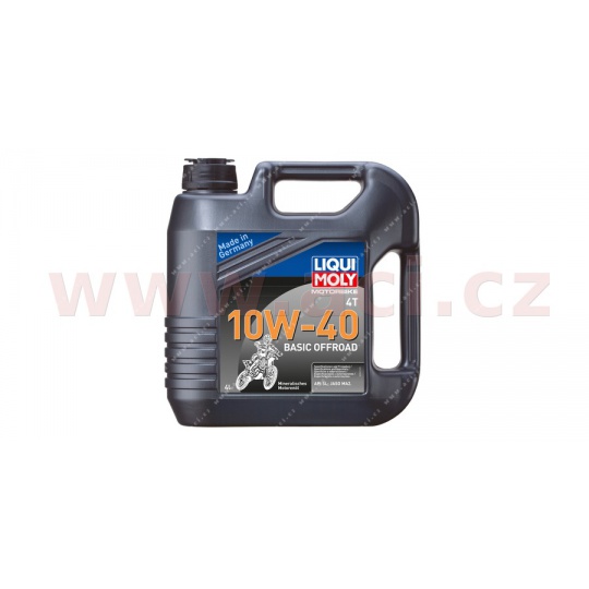 LIQUI MOLY Motorbike 4T 10W40 Basic Offroad, plně syntetický motorový olej 4 l