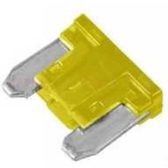 pojistka plochá MINI nízká 20A (sada 10ks)