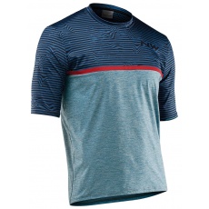 Pánský cyklo dres Northwave Edge Jersey Ss Lightblue melan Pánský cyklo dres Northwave Edge Jersey Ss Lightblue melan
