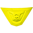 čelní kryt ventilace pro přilby AERO, CASSIDA (žlutá fluo)
