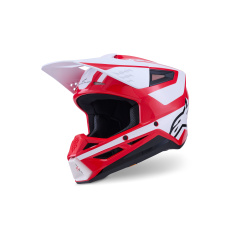 přilba S-M3 HEAT, ALPINESTARS (červená/bílá/černá) 2026
