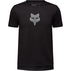 Dětský cyklo dres Fox Yth Ranger Ss Jersey Fox Head Black * Velikost: YXL