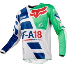 Pánský MX dres FOX 180 Sayak Jersey Green Blue 2018 Pánský MX dres FOX 180 Sayak Jersey Green Blue 2018