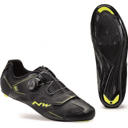 Pánské tretry Northwave Sonic 2 Plus Black/Yellow Fluo