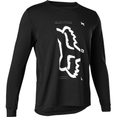 Dětský dres Fox Yth Ranger Dr Ls Jersey  Black