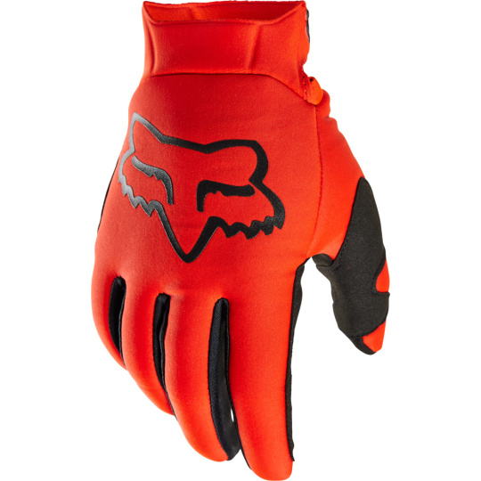 Pánské cyklo rukavice Fox Defend Thermo Off Road Glove  Orange Flame