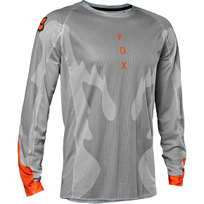 Pánský MX dres Fox Airline Exo Jersey Grey/Orage M Pánský MX dres Fox Airline Exo Jersey Grey/Orage M