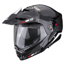 Moto přilba SCORPION ADX-2 CAMINO černo/stříbrno/červená Moto přilba SCORPION ADX-2 CAMINO černo/stříbrno/červená
