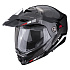 Moto přilba SCORPION ADX-2 CAMINO černo/stříbrno/červená - S PINLOCKEM