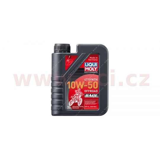 LIQUI MOLY Motorbike 4T Synth 10W50 Offroad Race, plně syntetický motorový olej 1 l