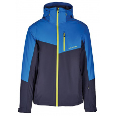 lyžařská bunda BLIZZARD Mens Ski Jacket Cervinia, grey/bright blue/neon green zipper lyžařská bunda BLIZZARD Mens Ski Jacket Cervinia, grey/bright blue/neon green zipper