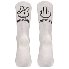 Pánské cyklo ponožky Northwave Sunday onday Sock White Pánské cyklo ponožky Northwave Sunday onday Sock White