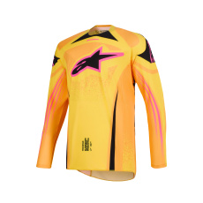 dres TECHSTAR NOMUR, ALPINESTARS (oranžová/žlutá/růžová) 2026 dres TECHSTAR NOMUR, ALPINESTARS (oranžová/žlutá/růžová) 2026