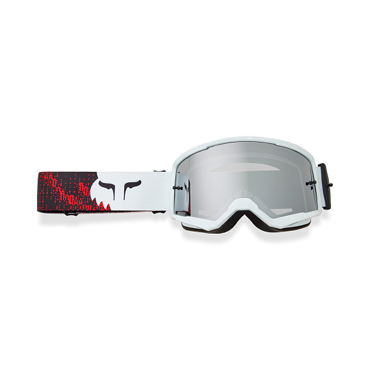MX brýle Fox Main Kairos Goggle - Spark White/Fluorescent Red MX brýle Fox Main Kairos Goggle - Spark White/Fluorescent Red
