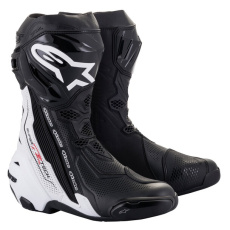 boty SUPERTECH R VENTED, ALPINESTARS (černá/bílá) 2025 boty SUPERTECH R VENTED, ALPINESTARS (černá/bílá) 2025