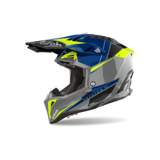 přilba AVIATOR 3 Push, AIROH (modrá) 2025 přilba AVIATOR 3 Push, AIROH (modrá) 2025