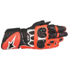 rukavice GP PLUS R, ALPINESTARS (červené fluo/bílé/černé) rukavice GP PLUS R, ALPINESTARS (červené fluo/bílé/černé)