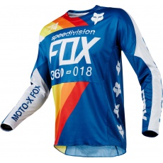 Pánský MX dres FOX 360 Draftr Jersey Blue 2018 Pánský MX dres FOX 360 Draftr Jersey Blue 2018