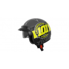 přilba Oxygen 101 Riders, CASSIDA (žlutá fluo/černá/stříbrná metalická) přilba Oxygen 101 Riders, CASSIDA (žlutá fluo/černá/stříbrná metalická)