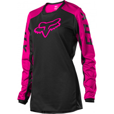Dámský MX dres Fox Womens 180 Djet Jersey Black/Pink Dámský MX dres Fox Womens 180 Djet Jersey Black/Pink