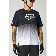 Pánský dres Fox Flexair Ss Jersey Black/White Pánský dres Fox Flexair Ss Jersey Black/White