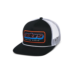 kšiltovka PHOSPHOR TRUCKER, ALPINESTARS (černá/bílá)