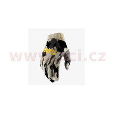rukavice RIDEFIT, 100% - USA (šedá/camo) rukavice RIDEFIT, 100% - USA (šedá/camo)