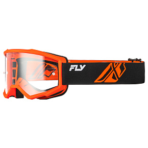 brýle FOCUS, FLY RACING - USA dětské (černé/oranžové - čiré plexi) brýle FOCUS, FLY RACING - USA dětské (černé/oranžové - čiré plexi)