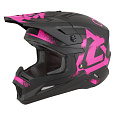 přilba Cross Cup 2 Crew, CASSIDA (černá matná/růžová fluo) 2026
