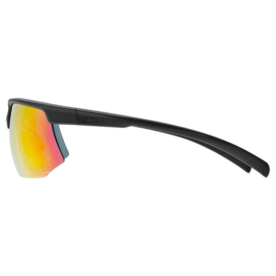 UVEX BRÝLE AERIOS BLACK MATT / MIR.RED (S5340102216)