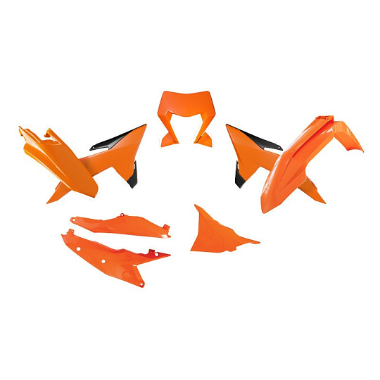 sada plastů KTM, RTECH (oranžová, 6 dílů)